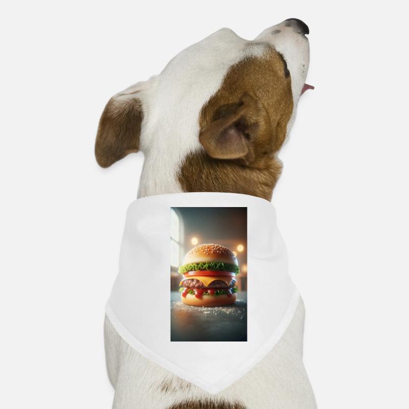 Hamburger Dog Bandana