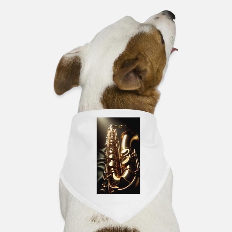 Saxophone Bandana pour chien