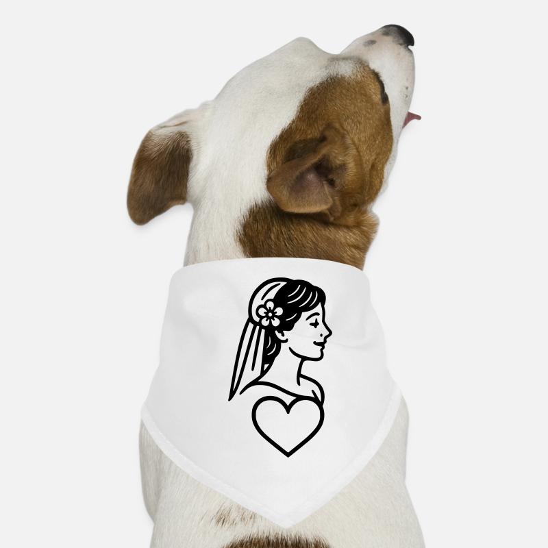 La mariée Bandana pour chien