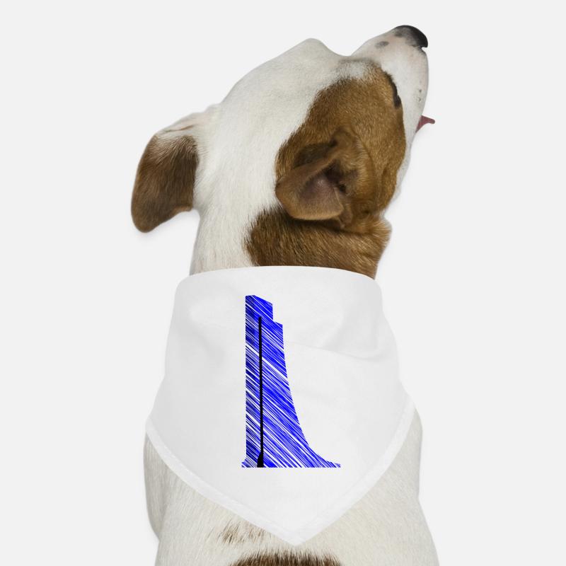 Silhouette d’art moderne de Laboe Bandana pour chien
