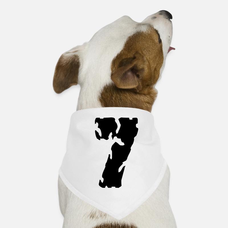 7 Number jersey Dog Bandana