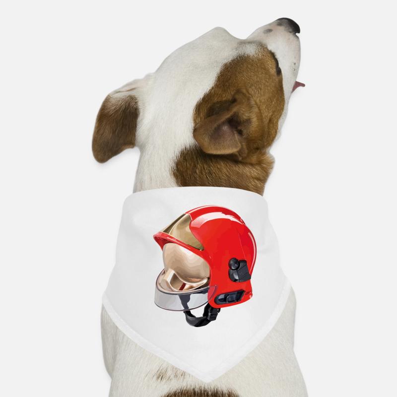 casque de pompiers Bandana pour chien