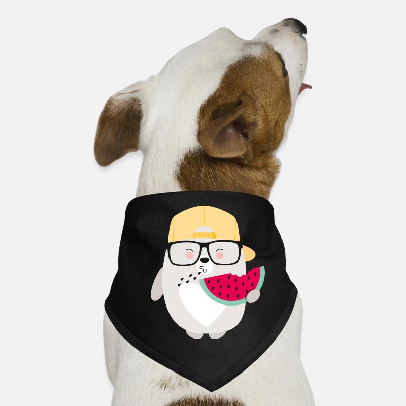 BEAR WITH MELON Hunde-Bandana