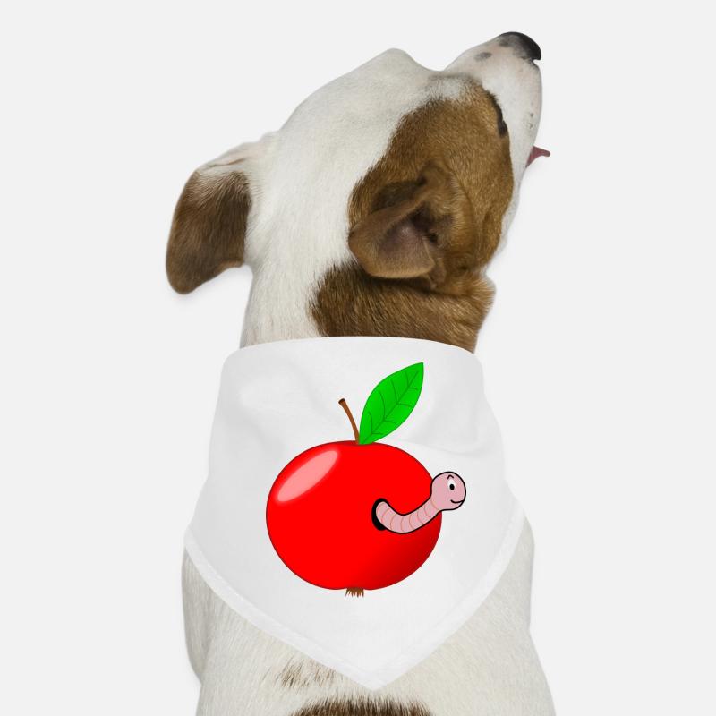 ver pomme Bandana pour chien