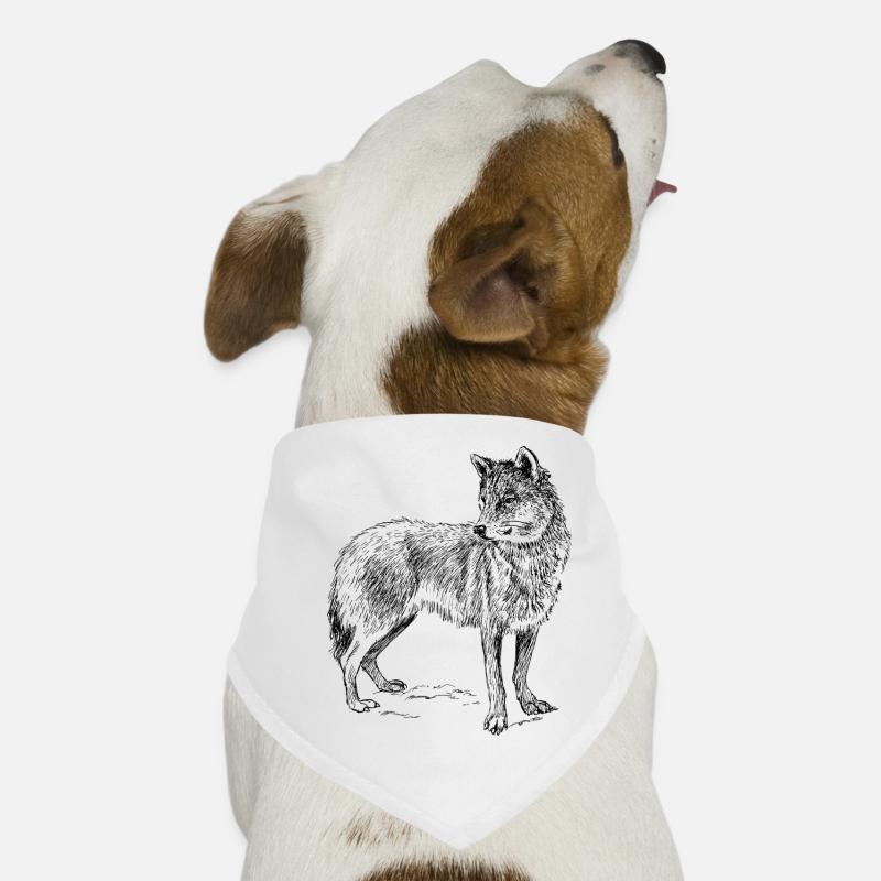 Loup Bandana pour chien