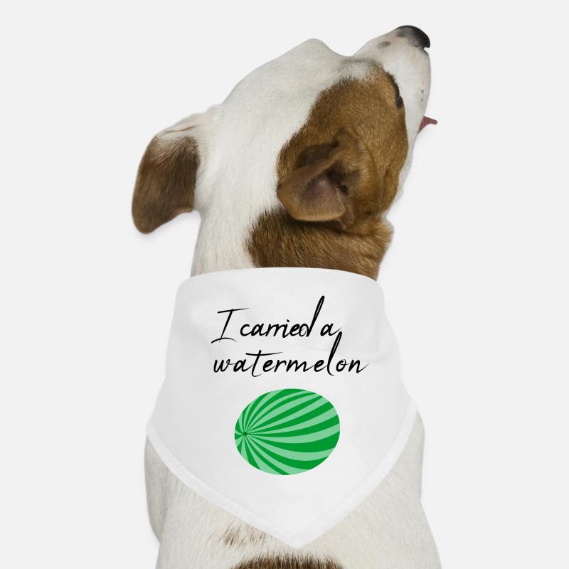 Je portais une pastèque / cadeau Bandana pour chien