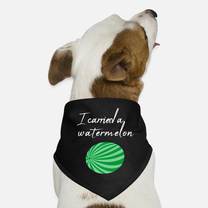 Je portais une pastèque / cadeau Bandana pour chien