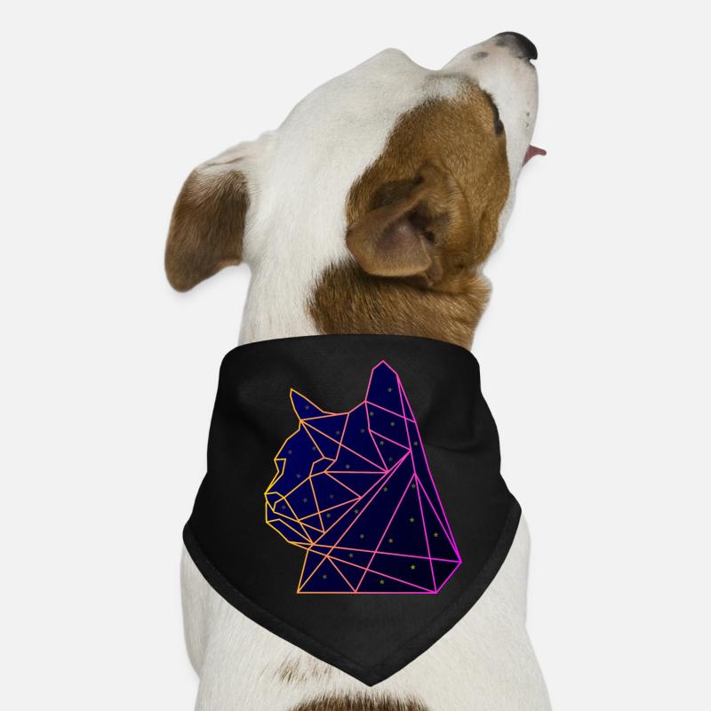 Space Cat Bandana pour chien