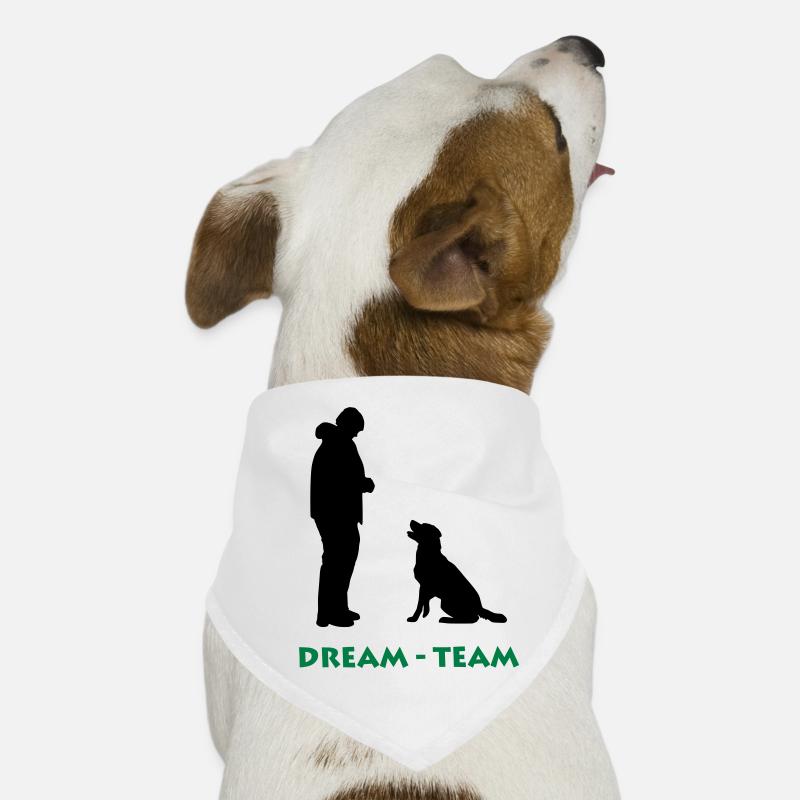 Dream-Tream - Hunde-Bandana - Weiß