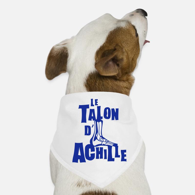 talon achille expression Bandana pour chien