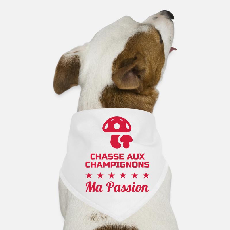 Chasse aux champignons / Champignon / Cueillette Bandana pour chien