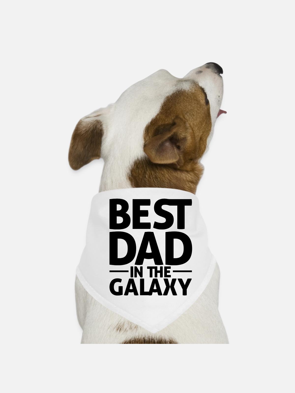dad - Dog Bandana - white - Front