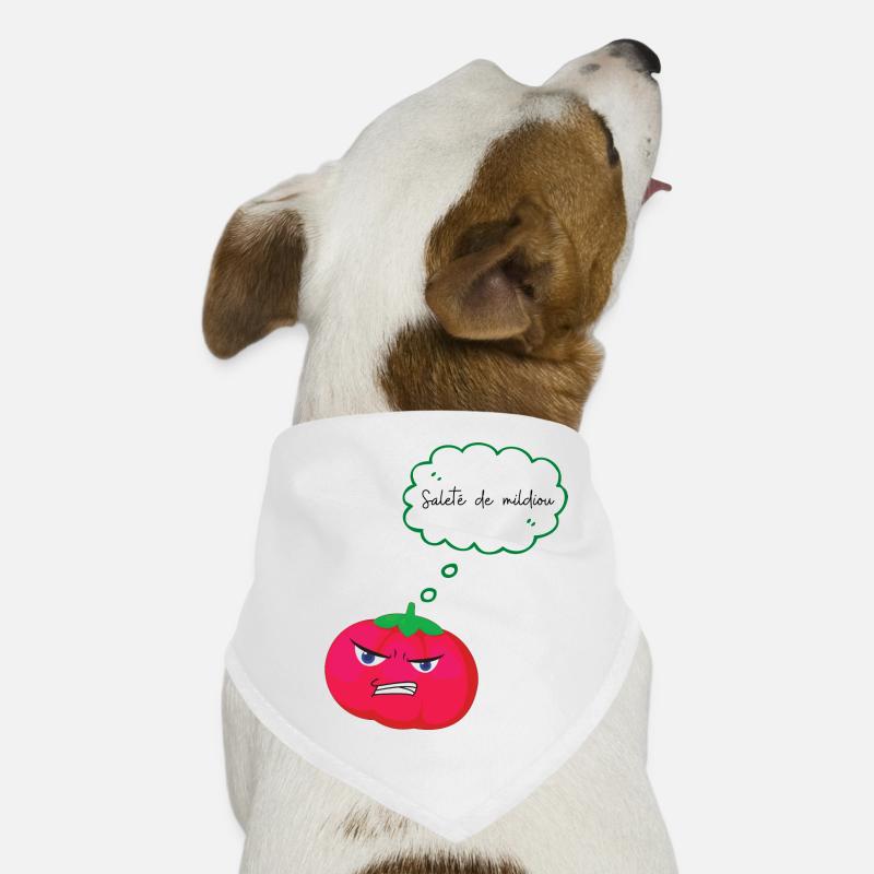 mildiou Bandana pour chien