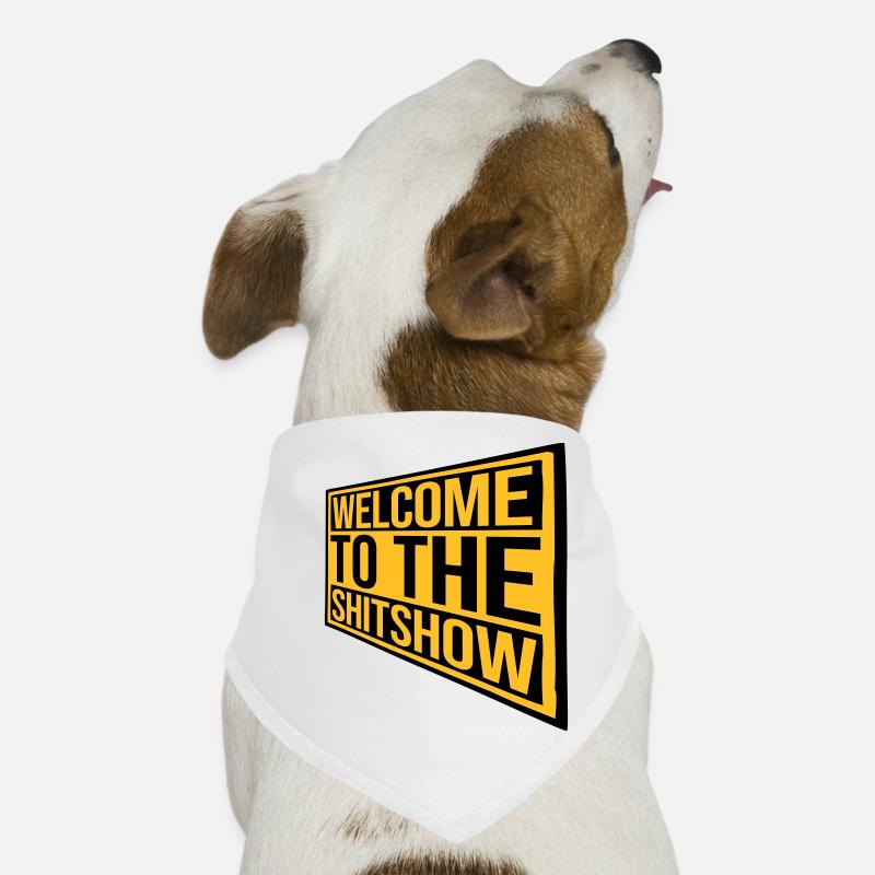 Sign Welcome Shitshow Dog Bandana