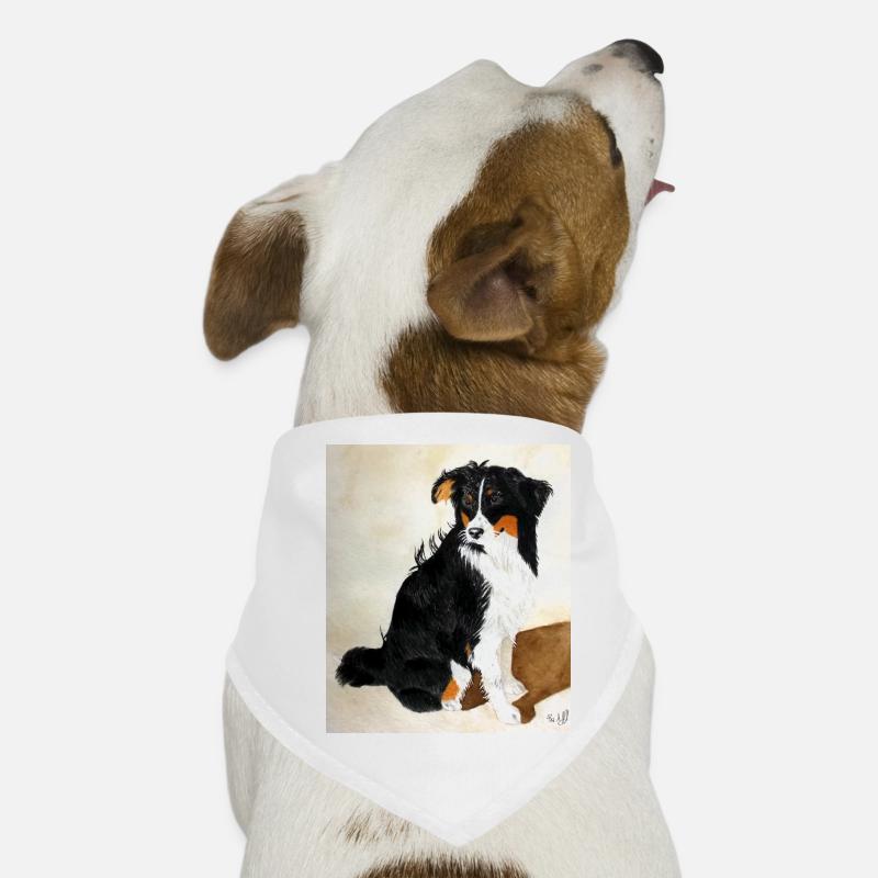 Sitzender Aussie Nanouk Hunde-Bandana