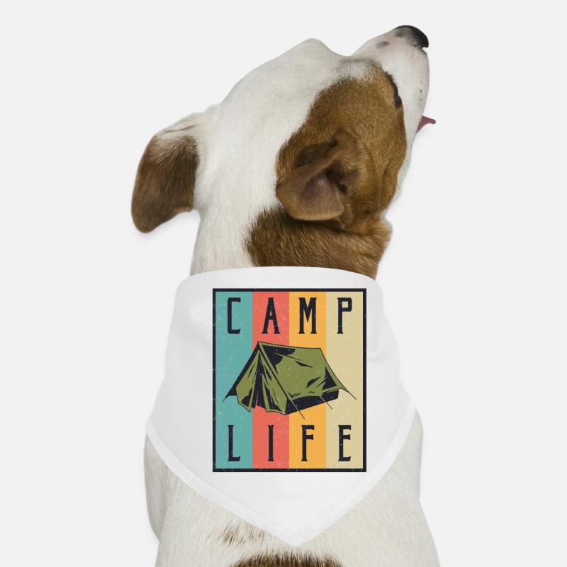 Vie au camp Bandana pour chien
