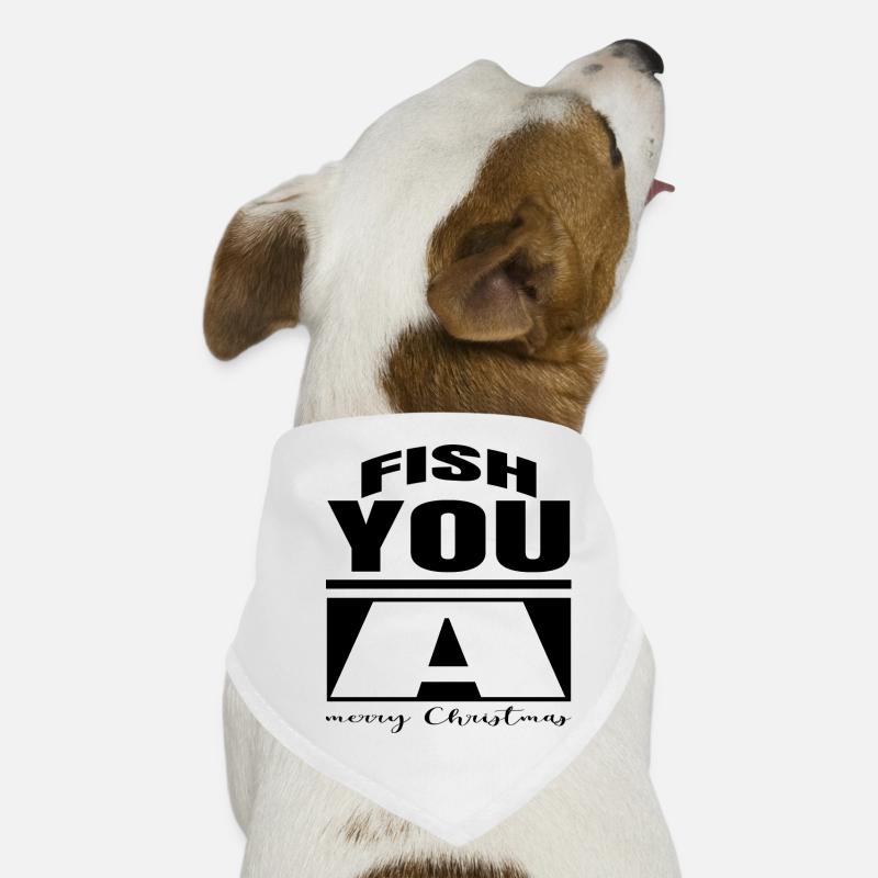 birthday present idea fish hook quote Hunde-Bandana
