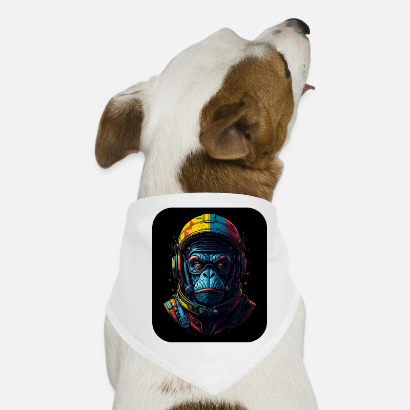 Space Monkey | ape spacesuit | Monkey space travel Dog Bandana