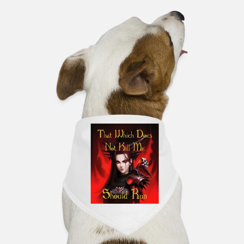 That which does not kill me, should run Dog Bandana