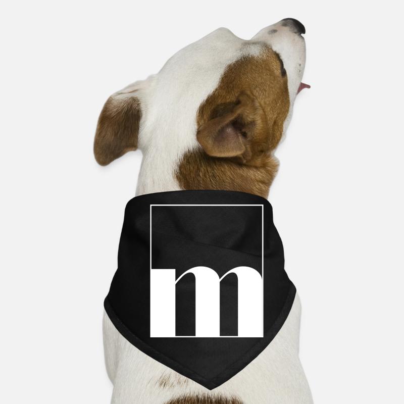 Buchstaben-Alphabet m Hunde-Bandana