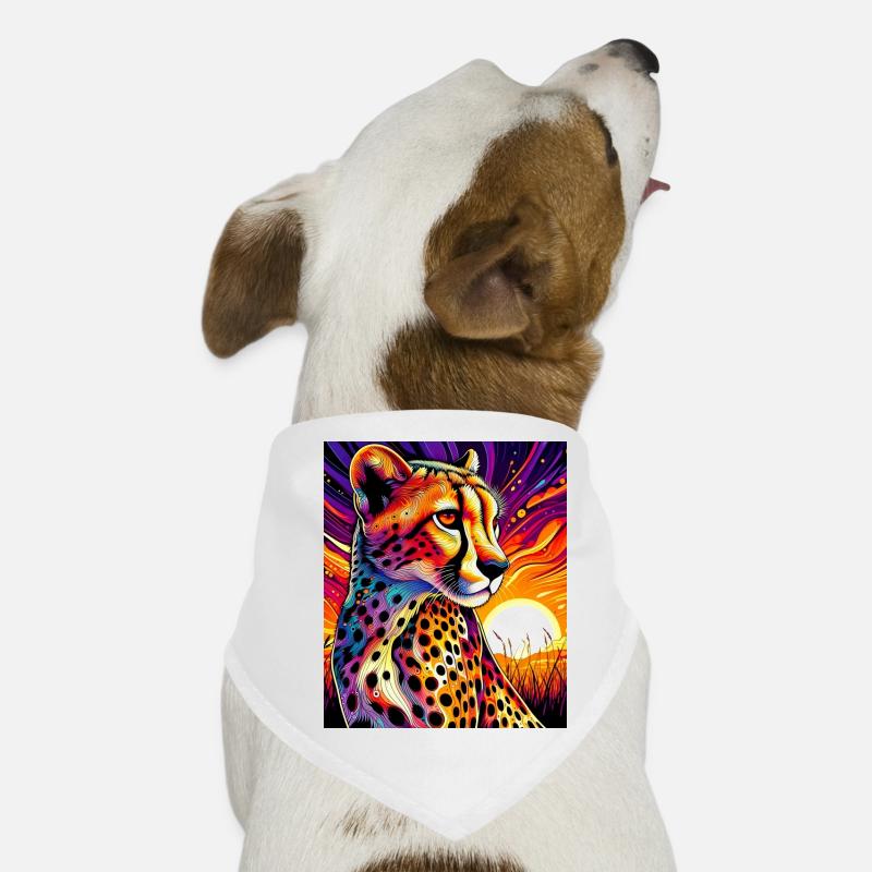 Guépard Bandana pour chien