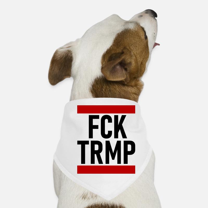 FCK TRMP Hunde-Bandana