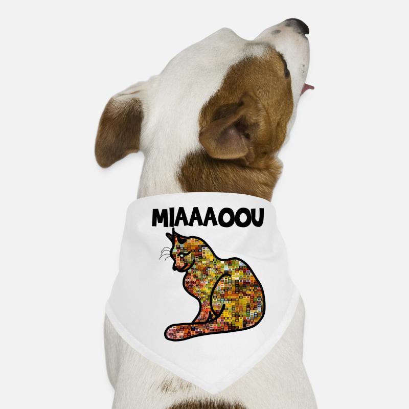 Miaou le chat Bandana pour chien