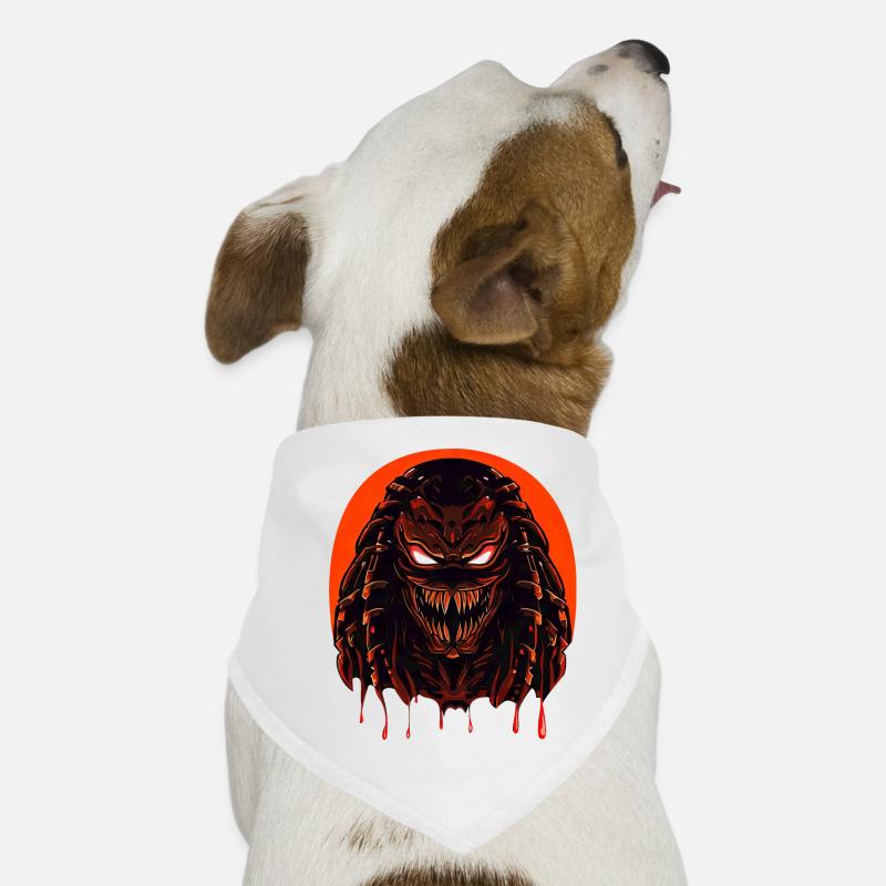 Logo effrayant Bandana pour chien