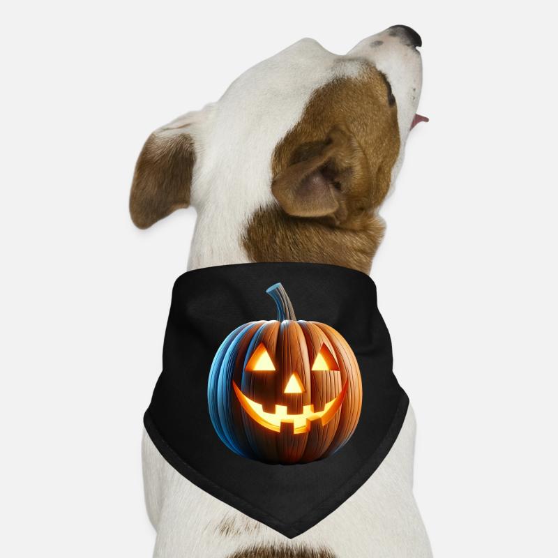 Jack o Lanterne citrouille Bandana pour chien