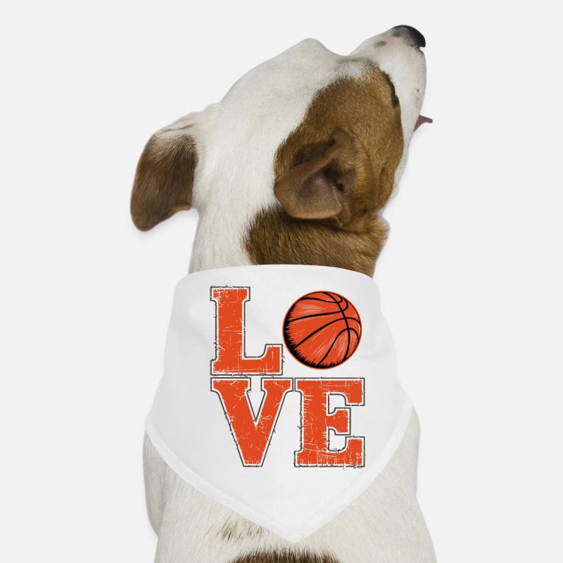Aimer le basket-ball Bandana pour chien