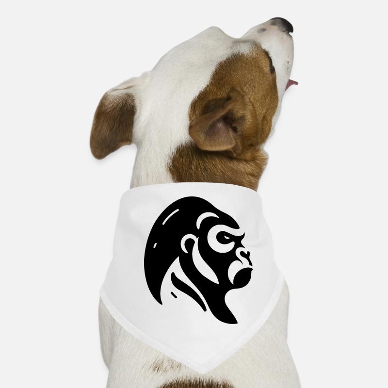 Gorille vectoriel Bandana pour chien