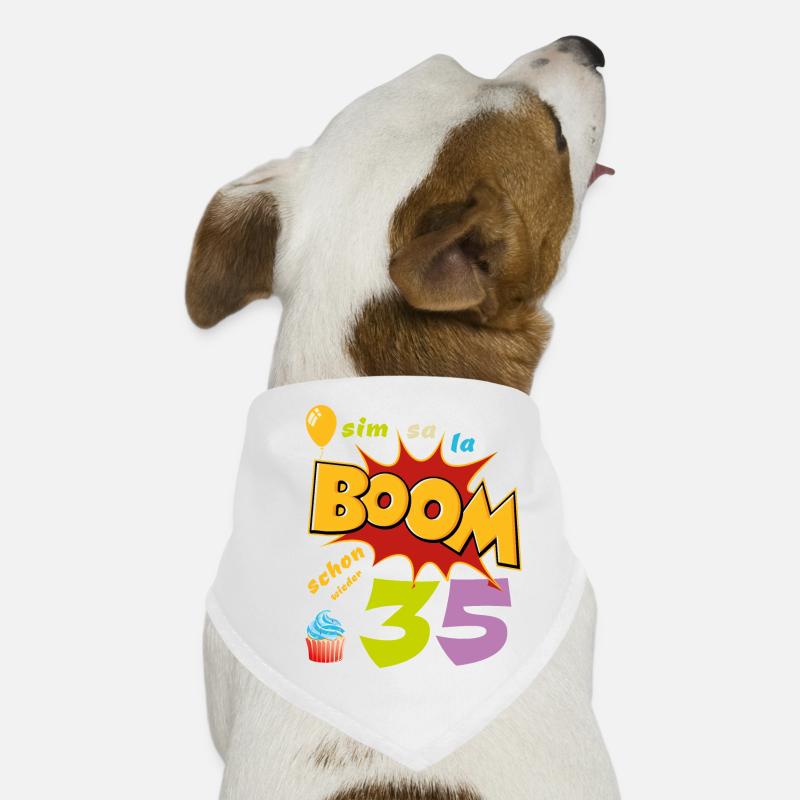 Geburtstag - Simsala Boom schon wieder 35 Hunde-Bandana