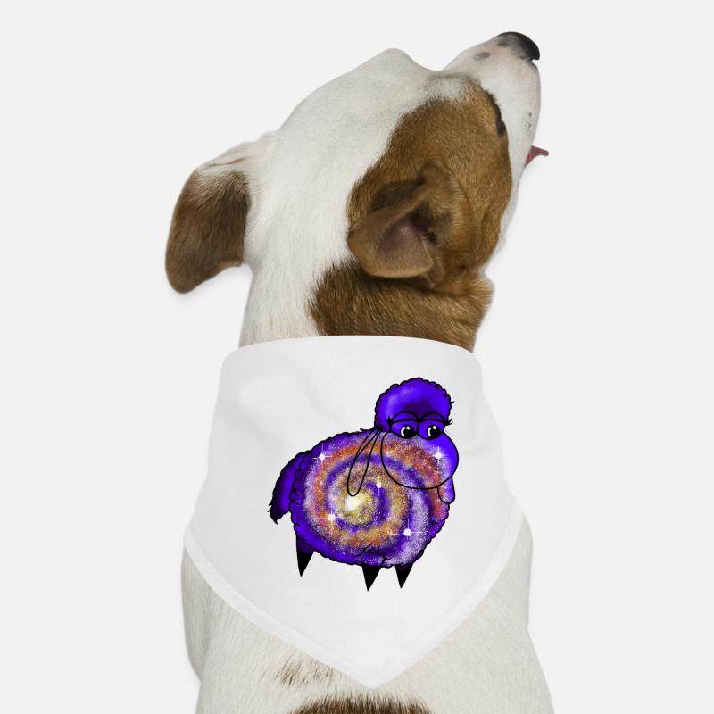 Wolly Sheepling Galaxy Gaming - Hunde-Bandana - Weiß