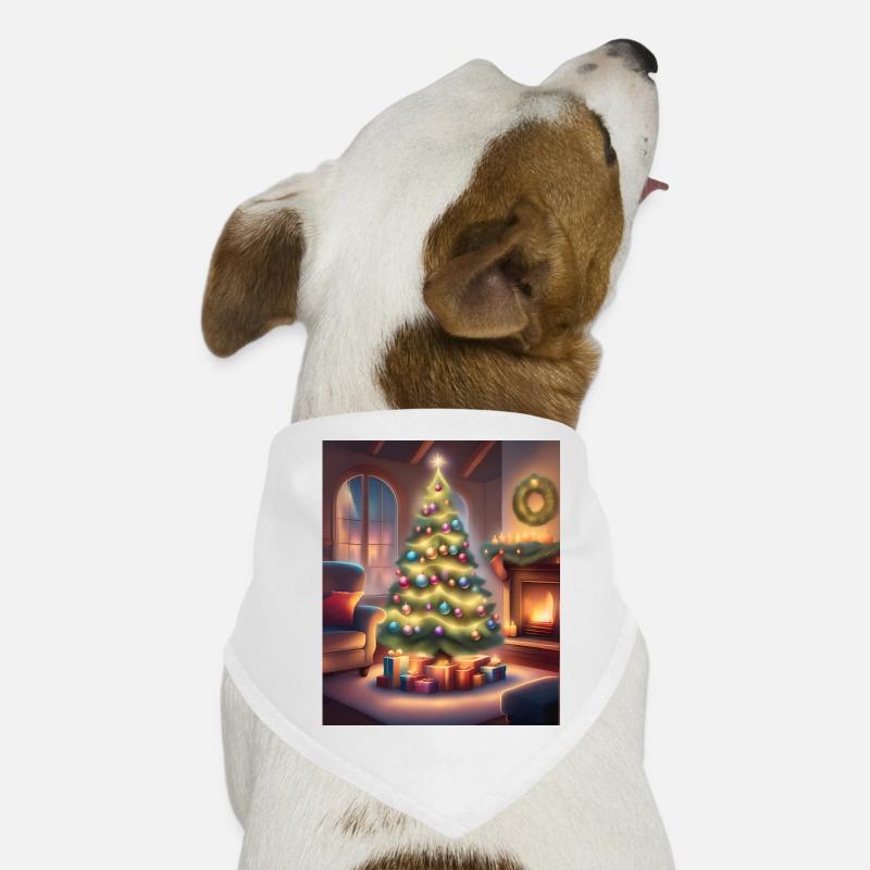 Noël à la maison Bandana pour chien