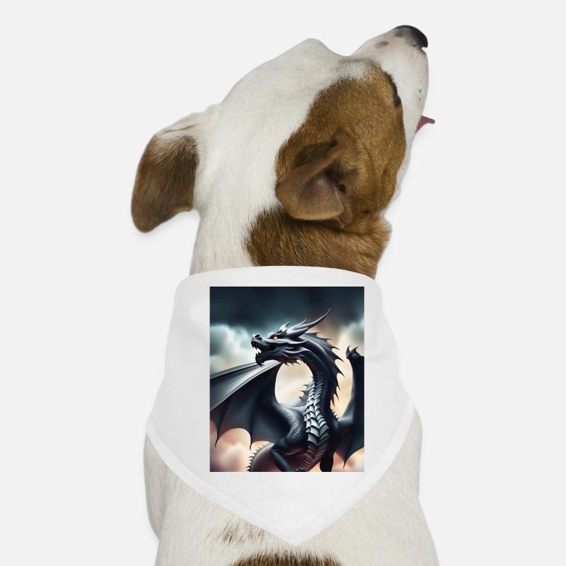 Dragon gris Bandana pour chien