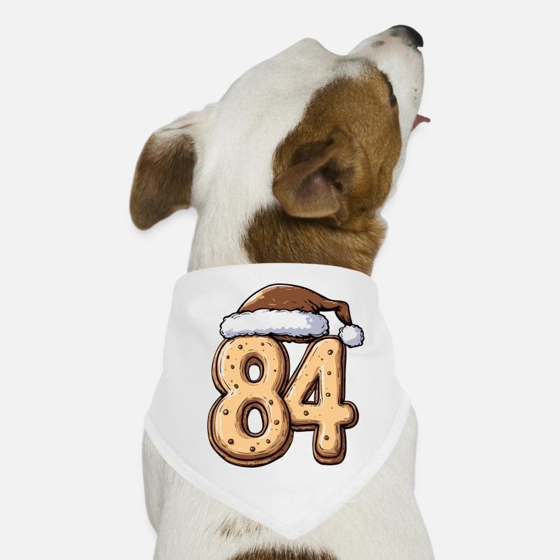 Biscuit de Noël à 84 chiffres Bandana pour chien