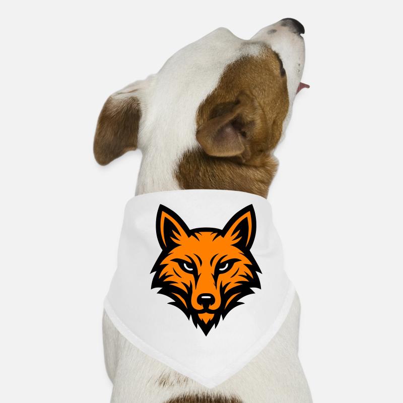 Fox Head Dog Bandana