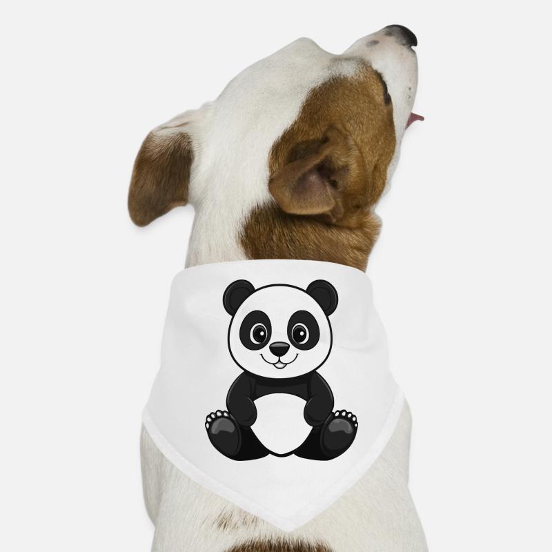 Panda Bandana pour chien
