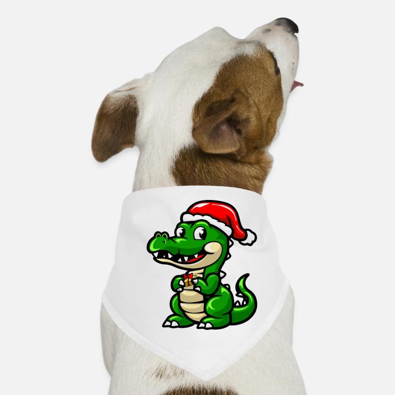 Noël de l’alligator Bandana pour chien