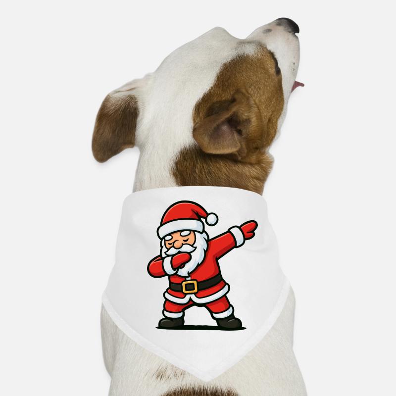 Santa Dab Tanzen Comic Hunde-Bandana