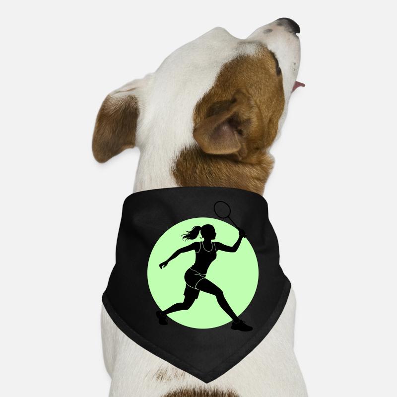 Badminton Player Forehand Dog Bandana
