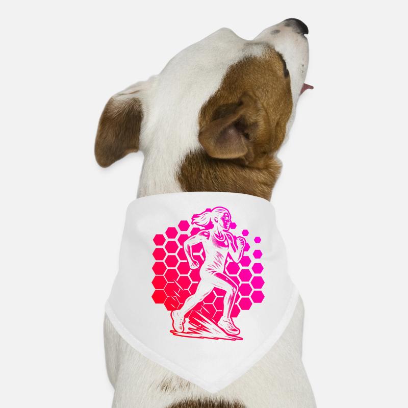 Modern Running Artwork Dog Bandana