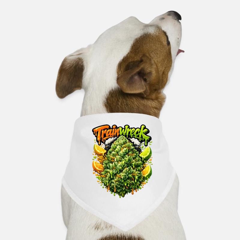 Trainwreck Graffiti Print Dog Bandana
