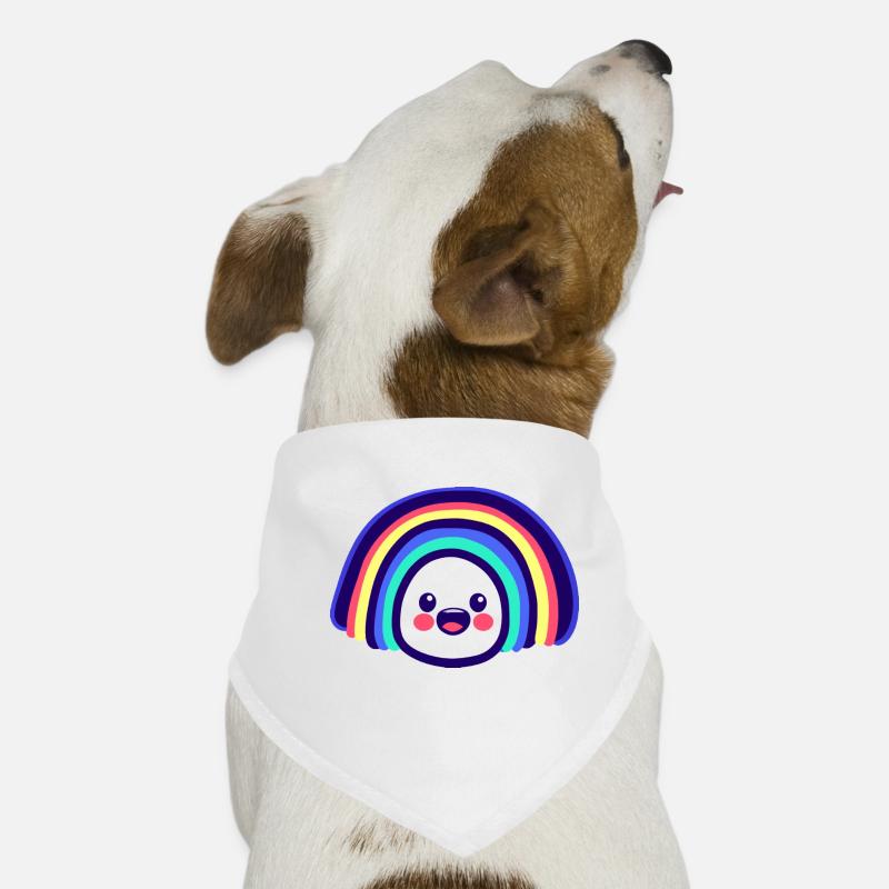 Regenbogen süß Hunde-Bandana
