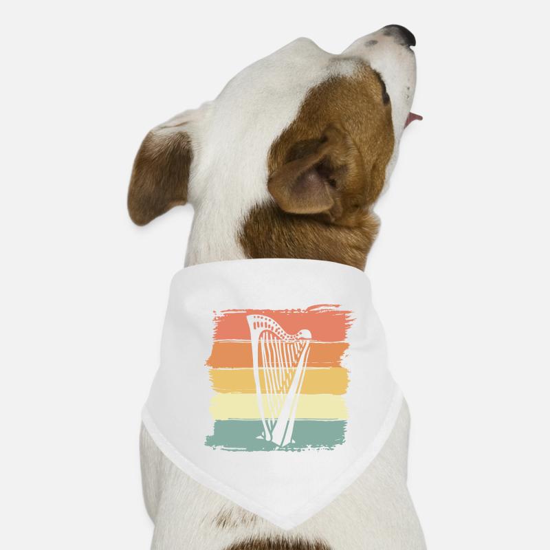 Harfe retro Hunde-Bandana