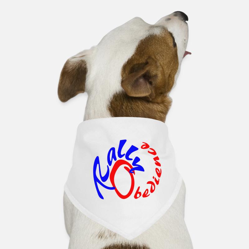 Conception d'obéissance de rallye pour le sport canin avec chien Bandana pour chien
