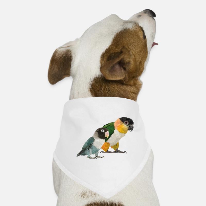 Caique et Agapornis Bandana pour chien