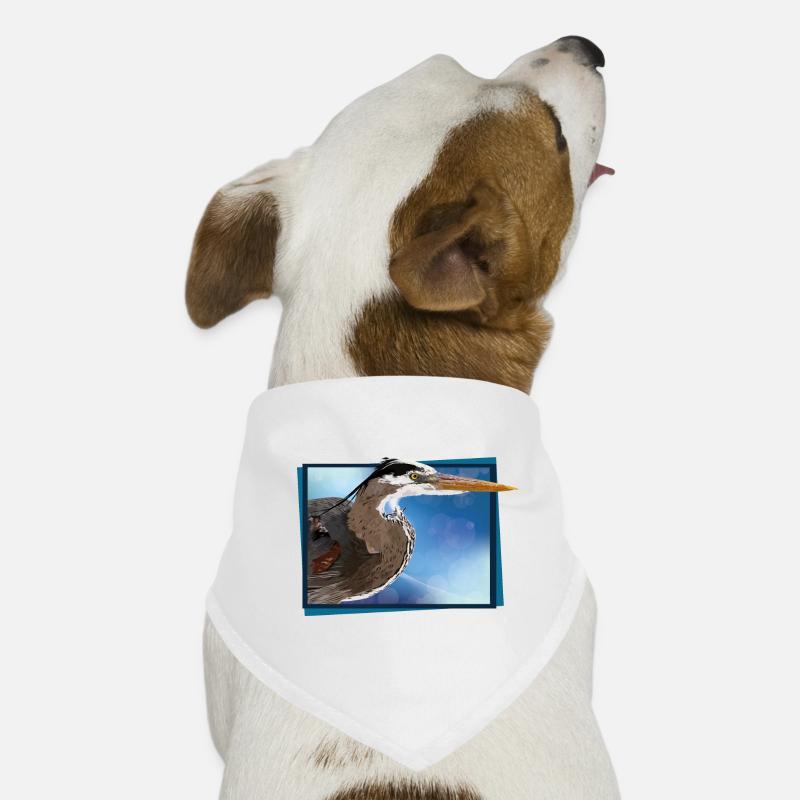 Héron bleu Bandana pour chien