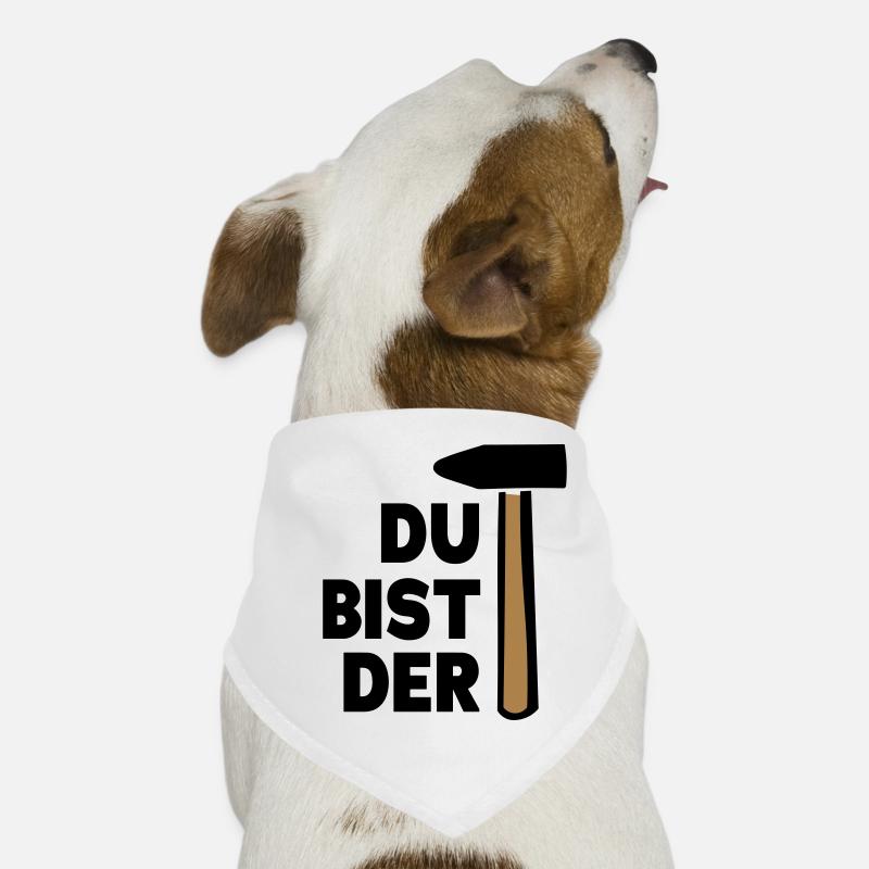 Du bist der Hammer Geschenkidee Hunde-Bandana