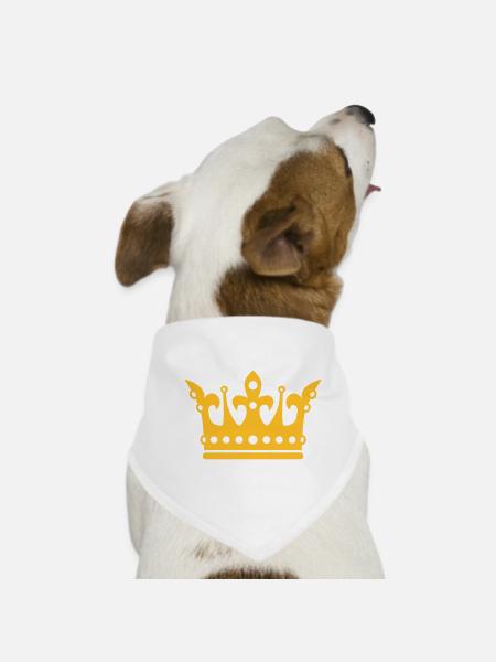 Crown / Crown 2c - Dog Bandana - white